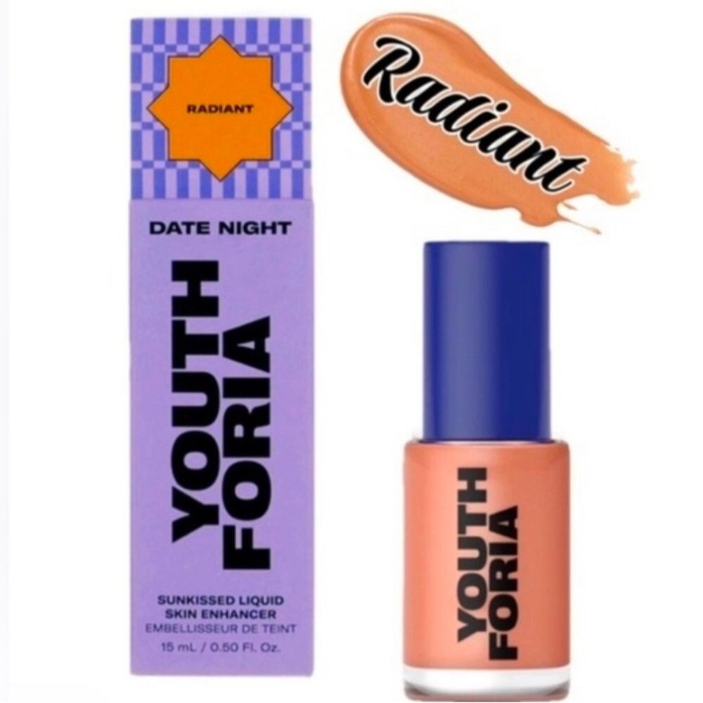 Youth Foria Radiant Sunkissed Liquid Skin Tint Enhancer NIB
